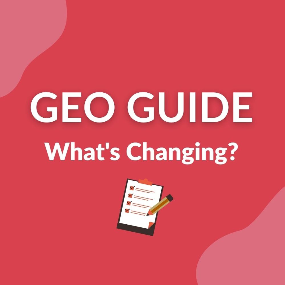GEO Updates